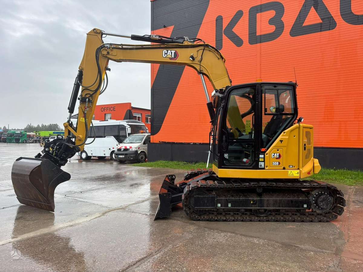 Caterpillar 308 CR, ekskavatoriai