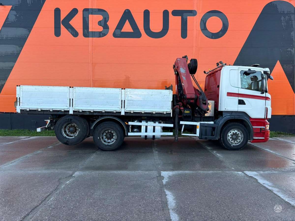 Scania R 420 6x2, dumpers with crane
