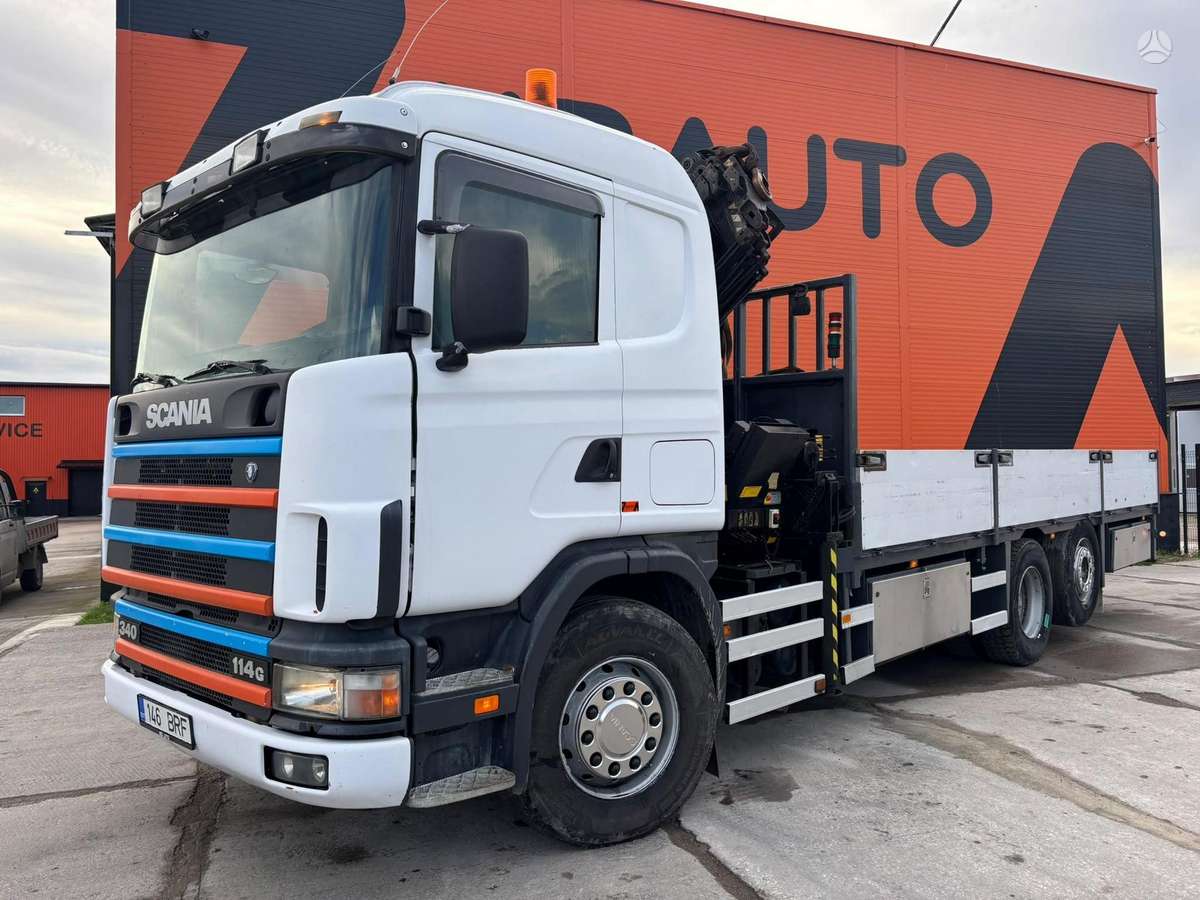 Scania R 114 6x2, crane trucks