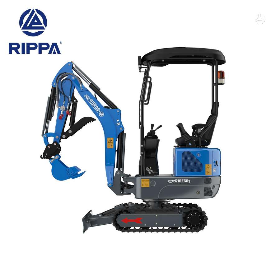 Rippa R10 Eco, mini ekskavatoriai