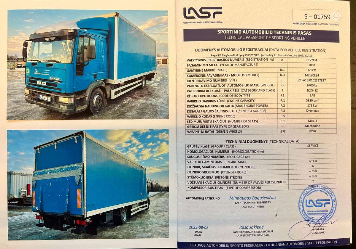 Iveco ML120E24, box trucks / box vans