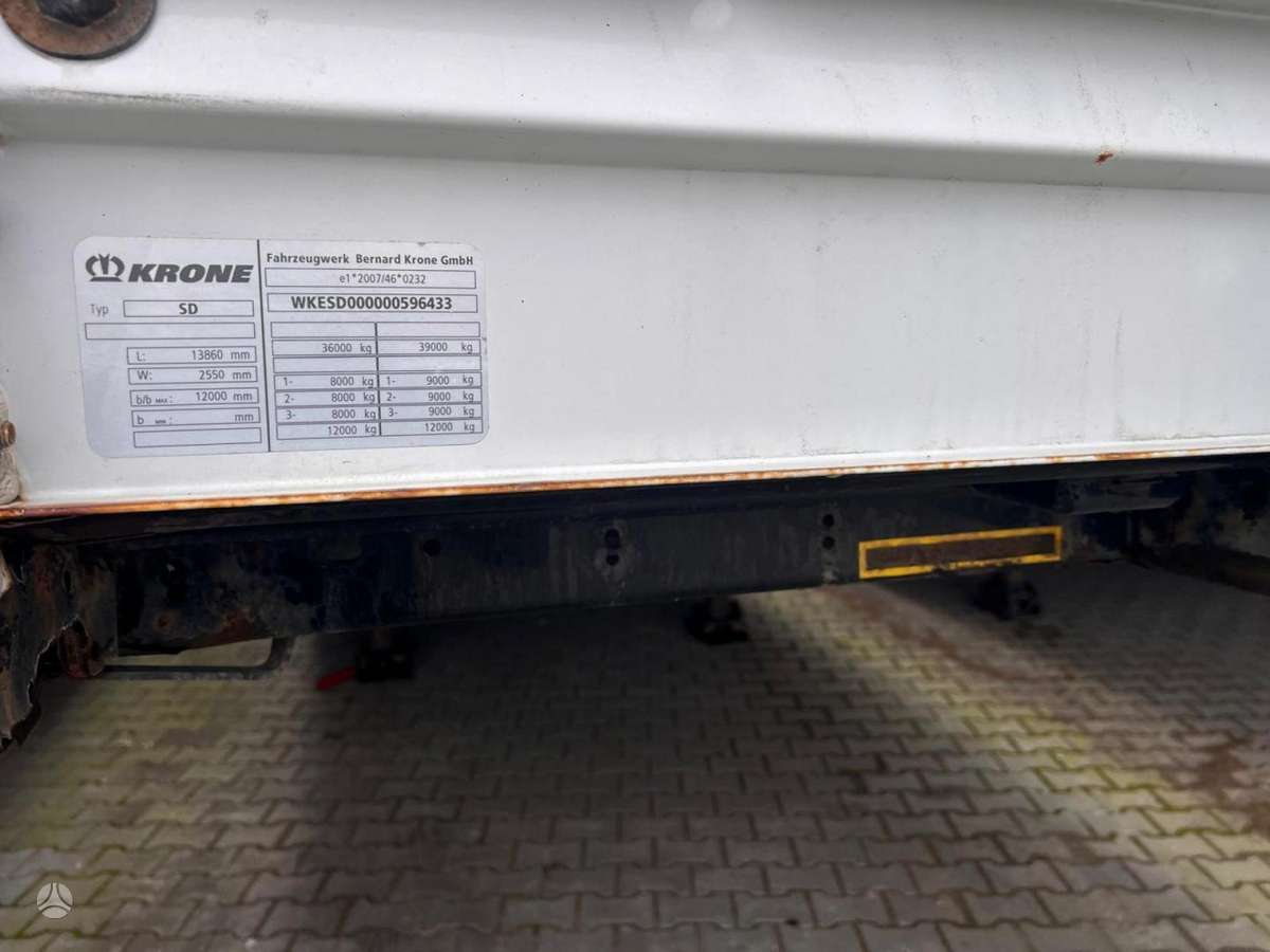 Krone SD, užuolaidinės / tentinės