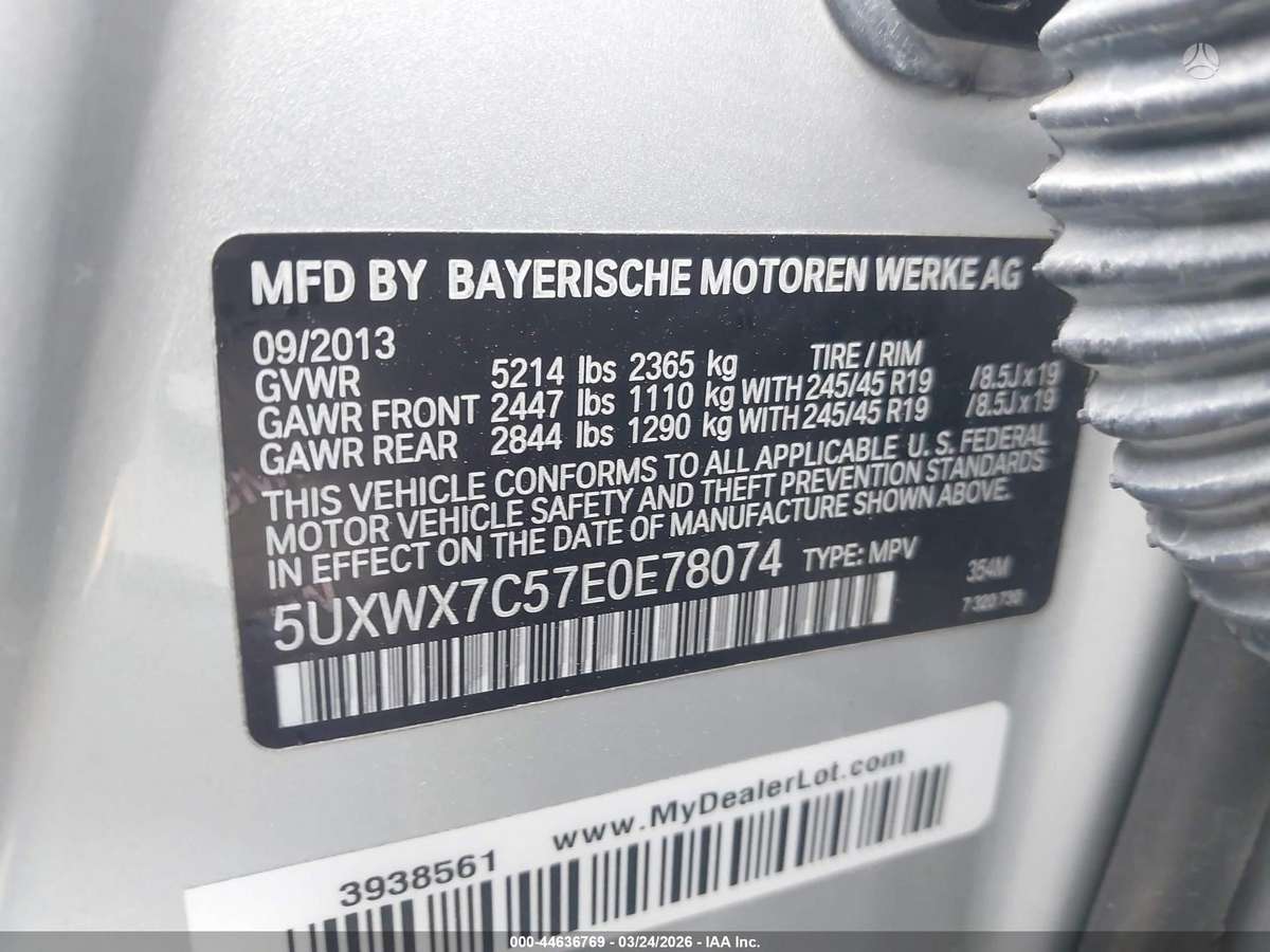 BMW X3, 3.0 l., off-road / crossover