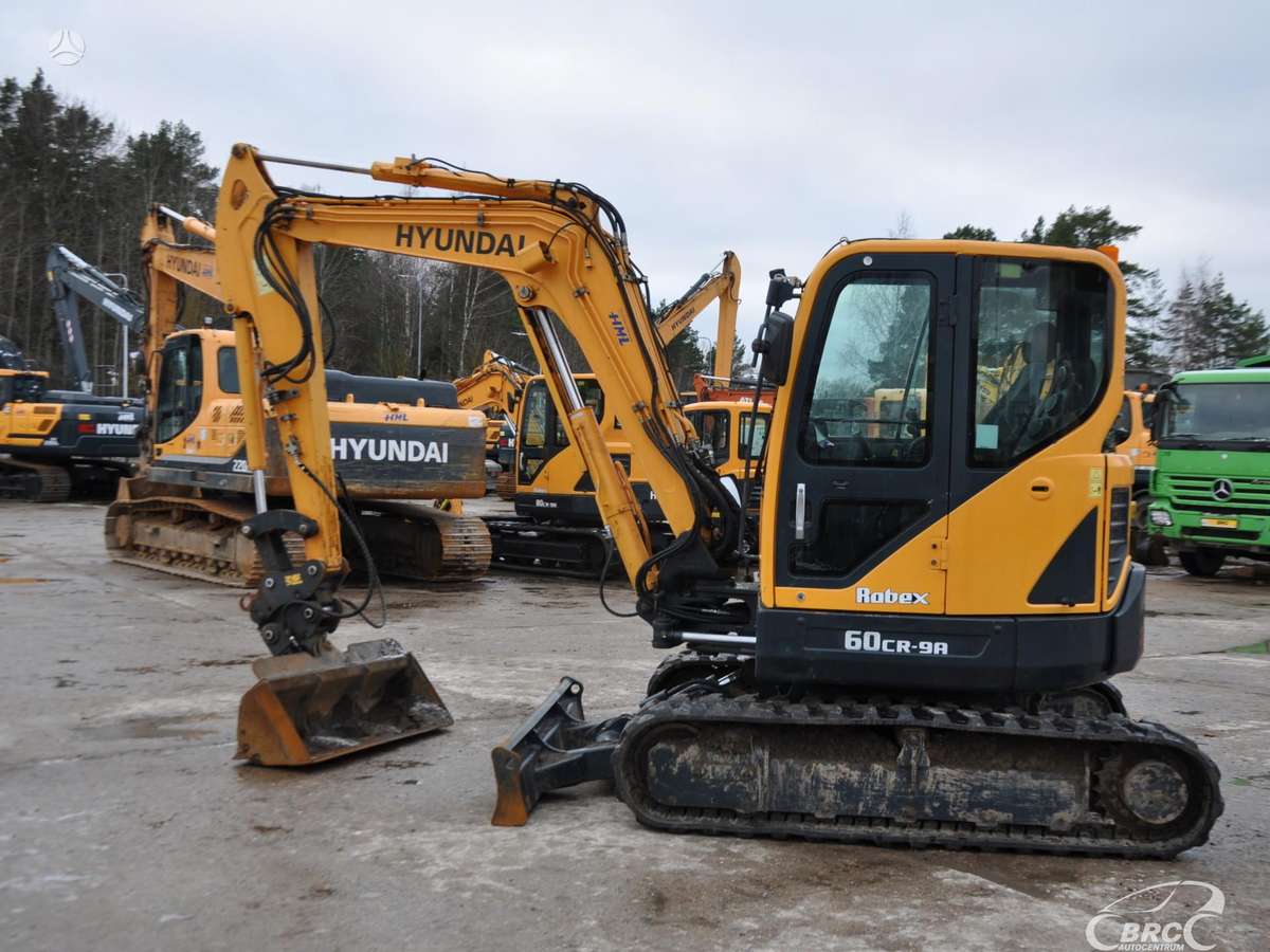 Hyundai R60CR-9A, экскаваторы