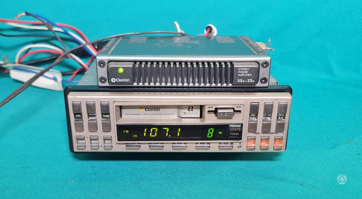 Clarion Pe-961a, mc magnetolos