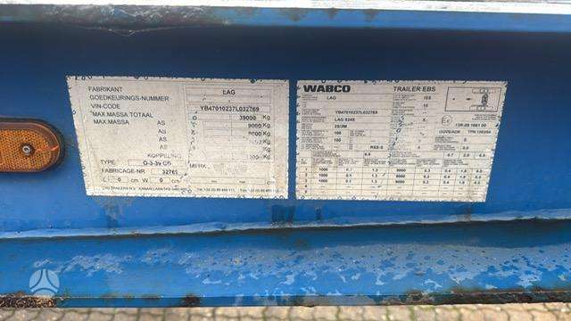 LAG O-3-39 CD, 20' tank chassi, container
