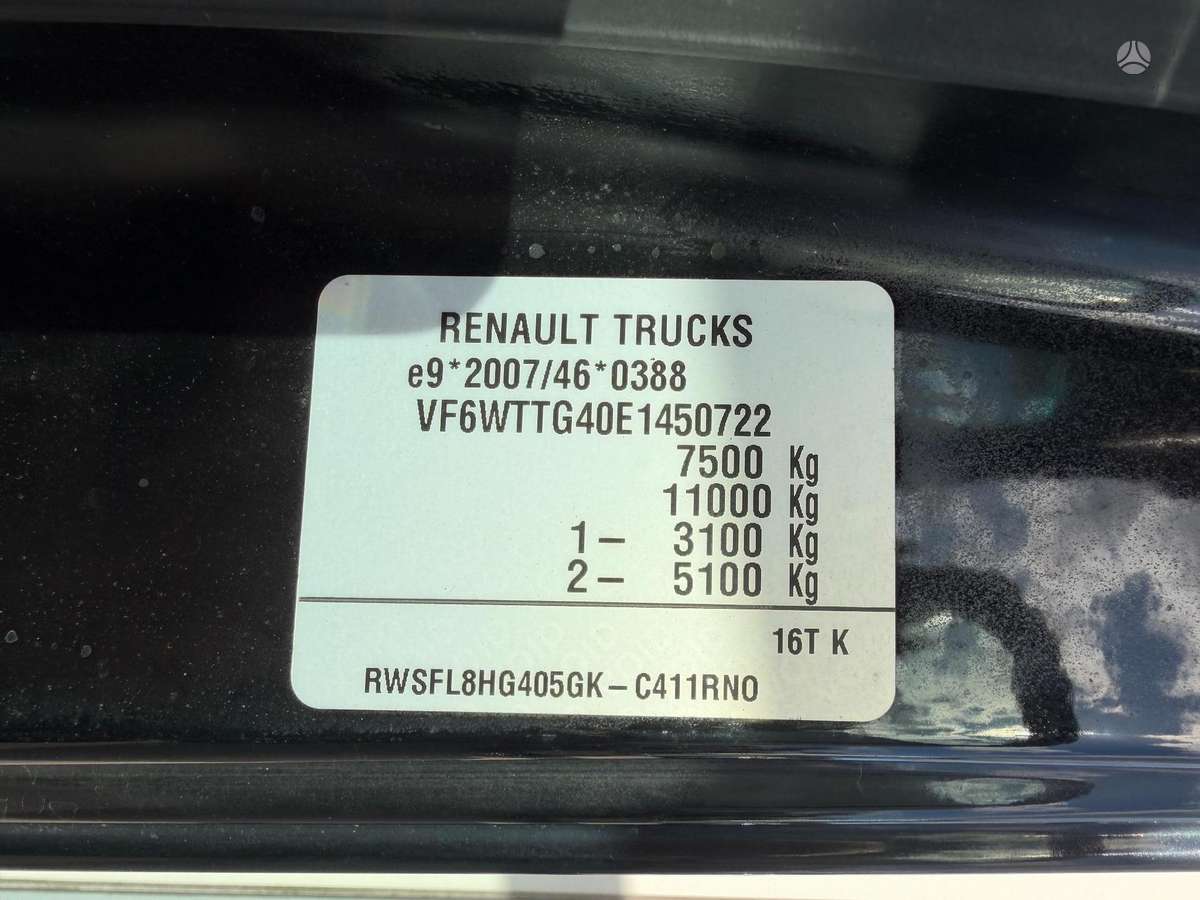 Renault D7.5, box trucks / box vans