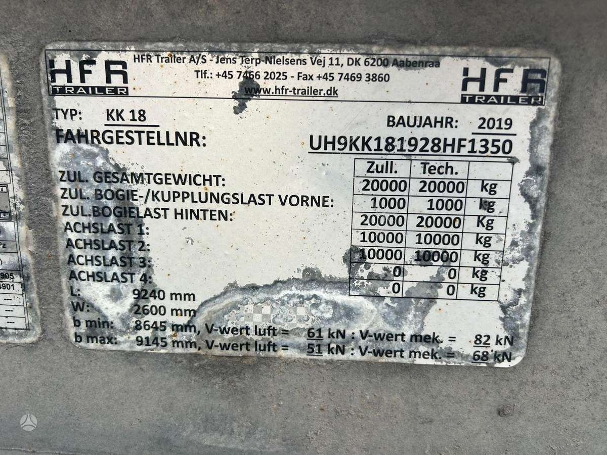 HFR KK18, рефрижераторы