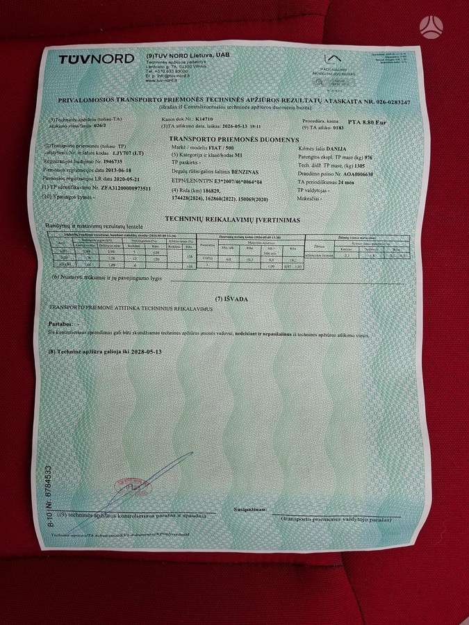 Fiat 500, 1.3 l., hatchback