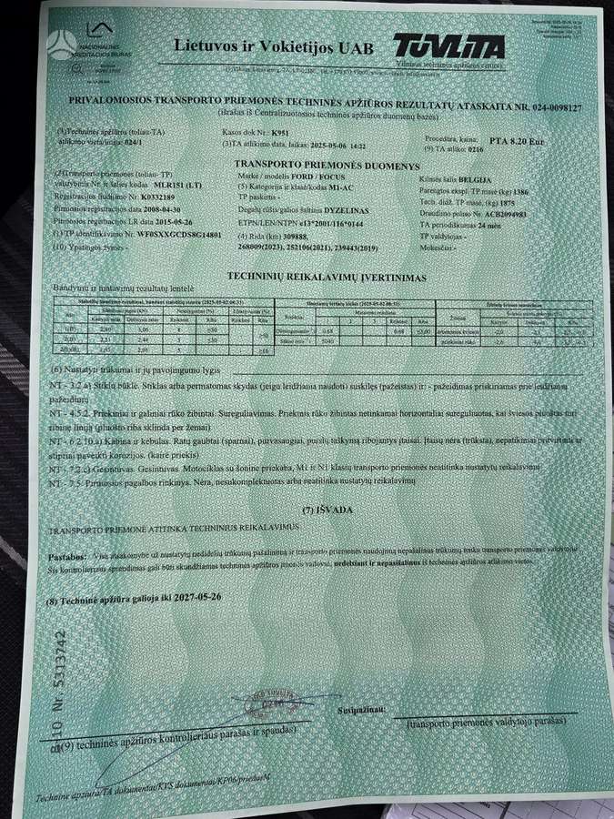 Ford Focus, 1.6 l., Универсал