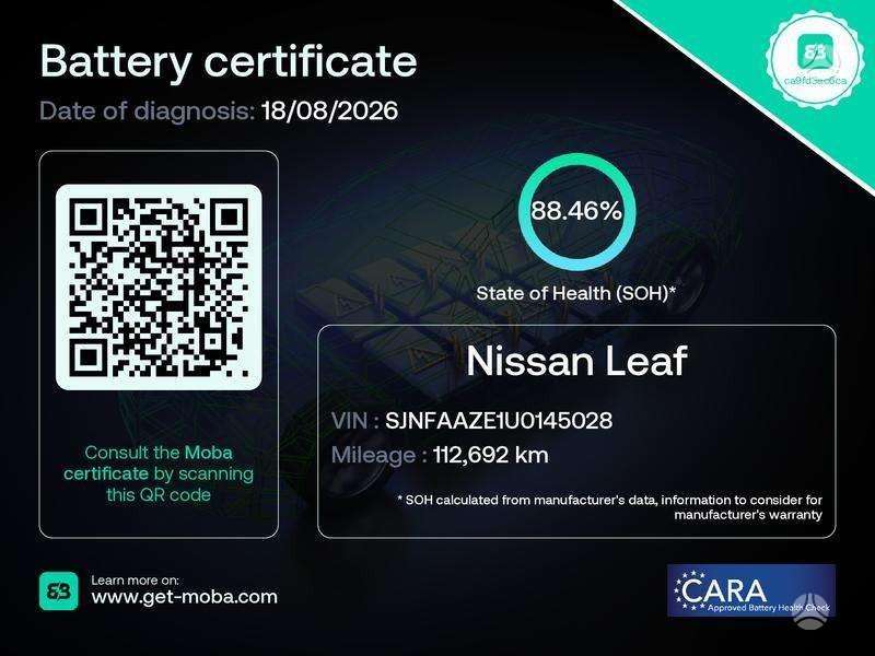 Nissan Leaf, 40 kWh, hatchback
