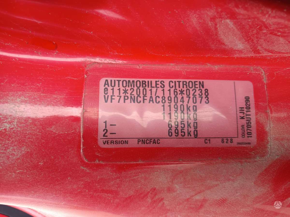 Citroen C1, 1.0 l., hatchback