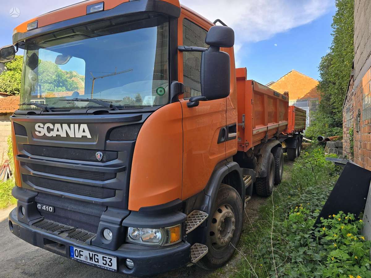 Scania G410, самосвалы