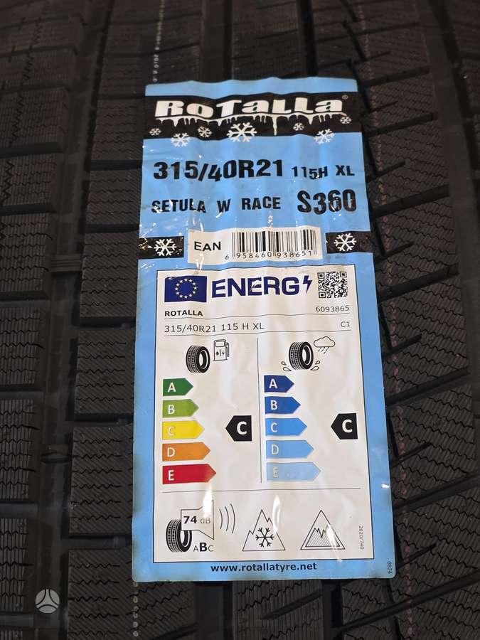 Rotalla Setula w race, winter 315/40 R21
