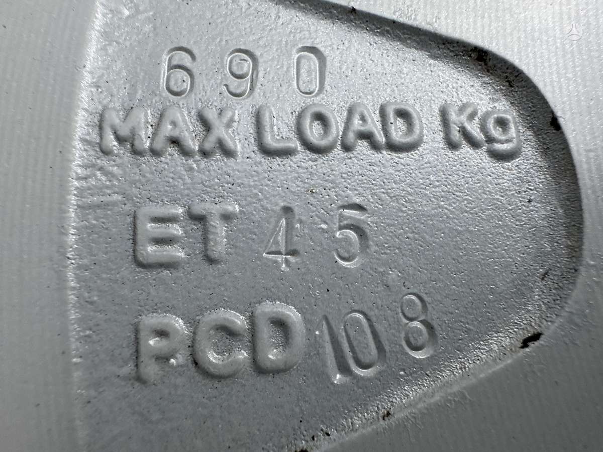 Peugeot 5x108, light alloy, R16