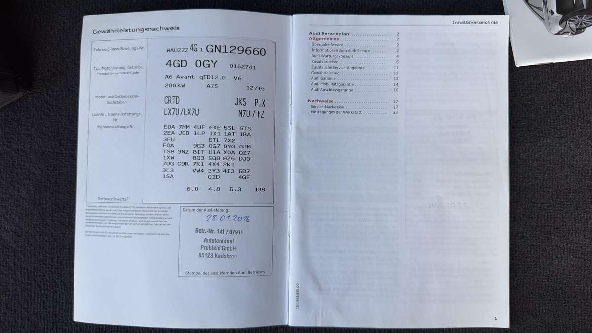 Audi A6, 3.0 l., universalas