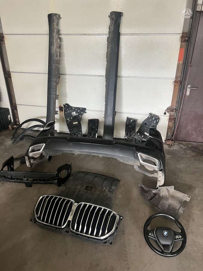 BMW X5 bumpers, lights