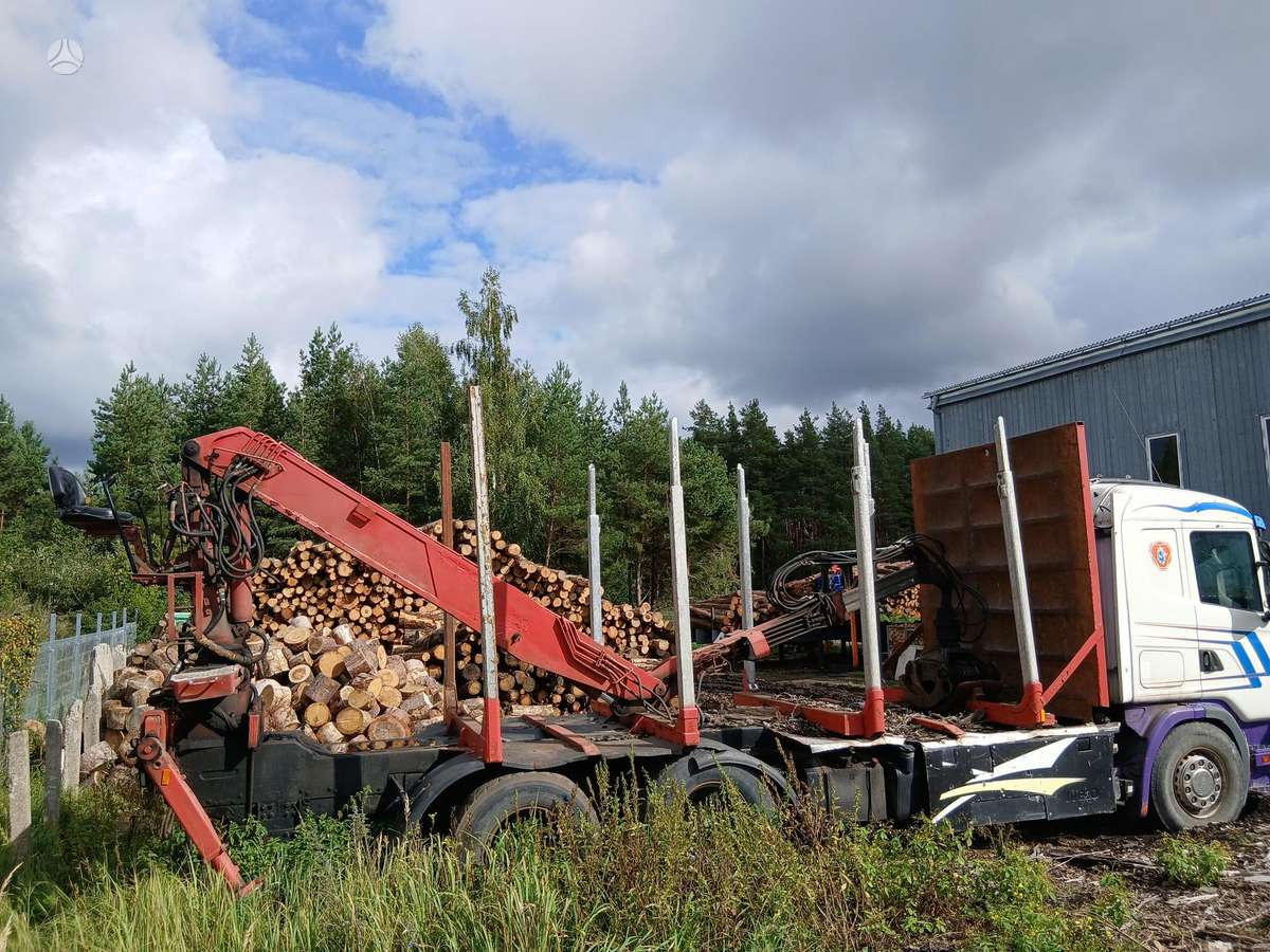 Scania 580 - V8, timber trucks