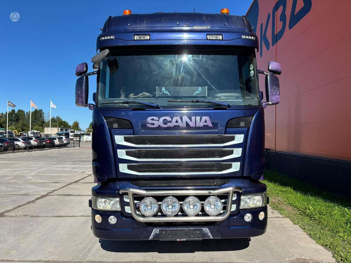 Scania R 450 8x4*4, с краном