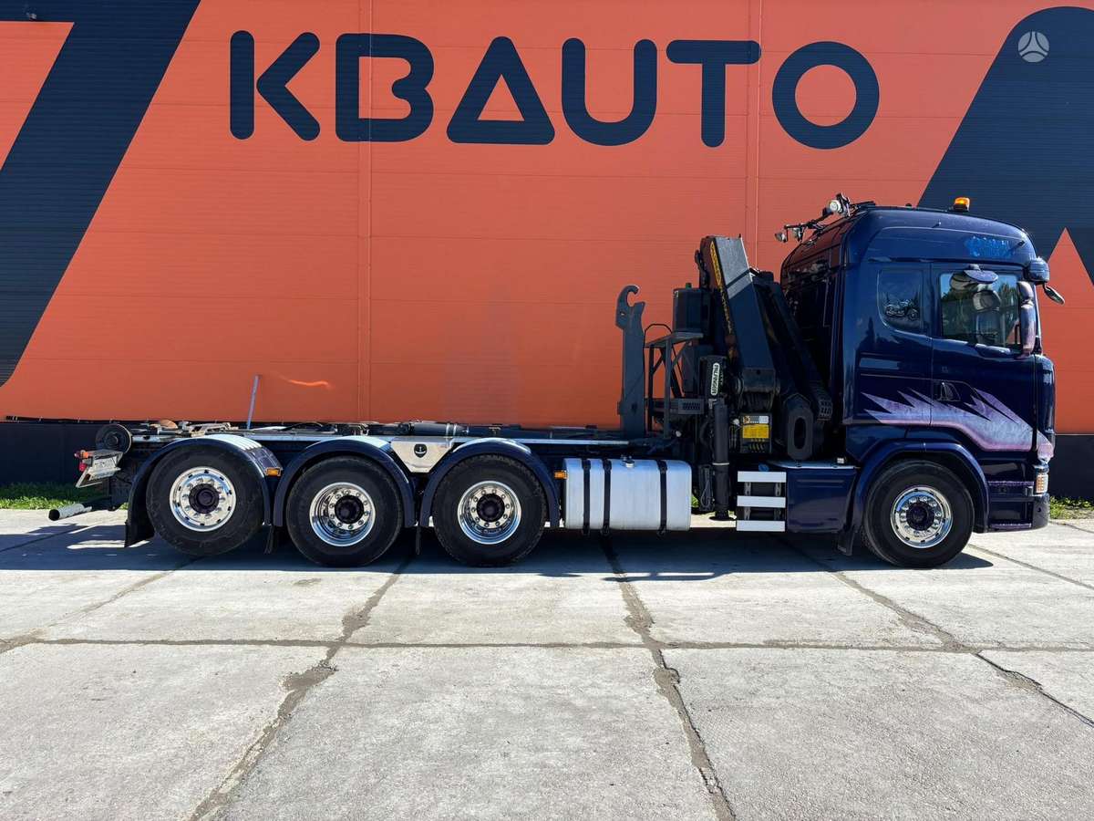 Scania R 450 8x4*4, с краном