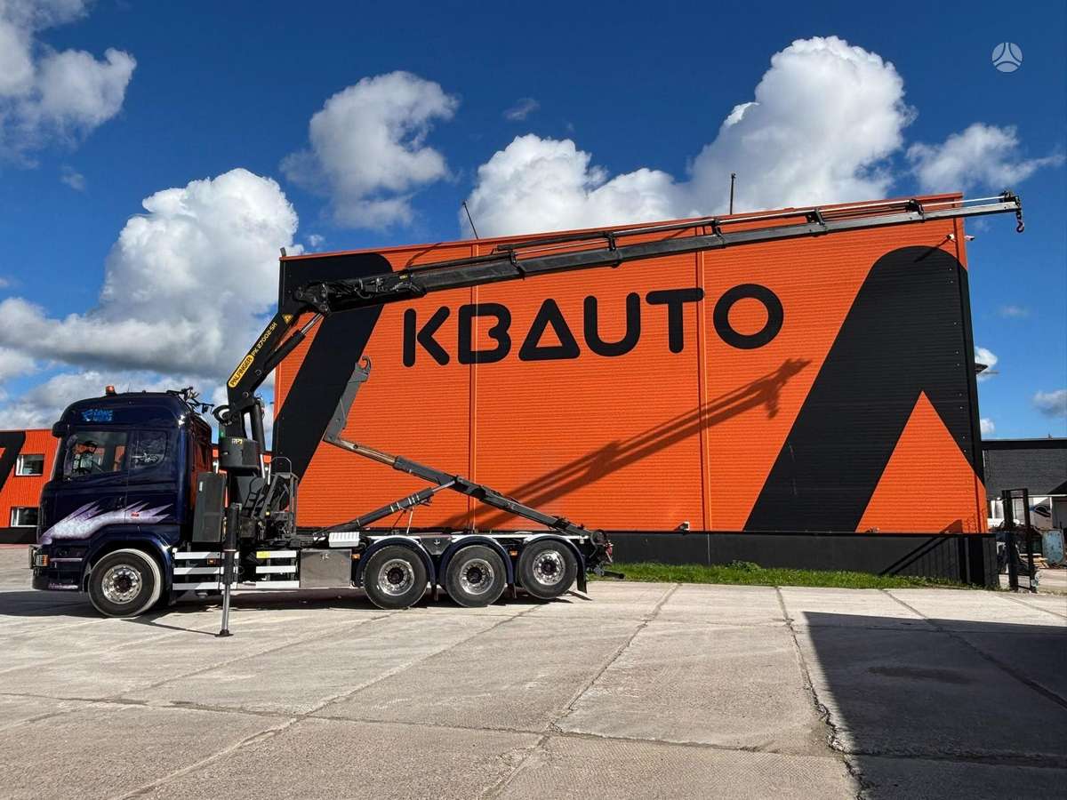 Scania R 450 8x4*4, с краном