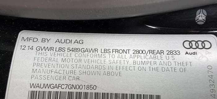 Audi A7, 3.0 l., hatchback