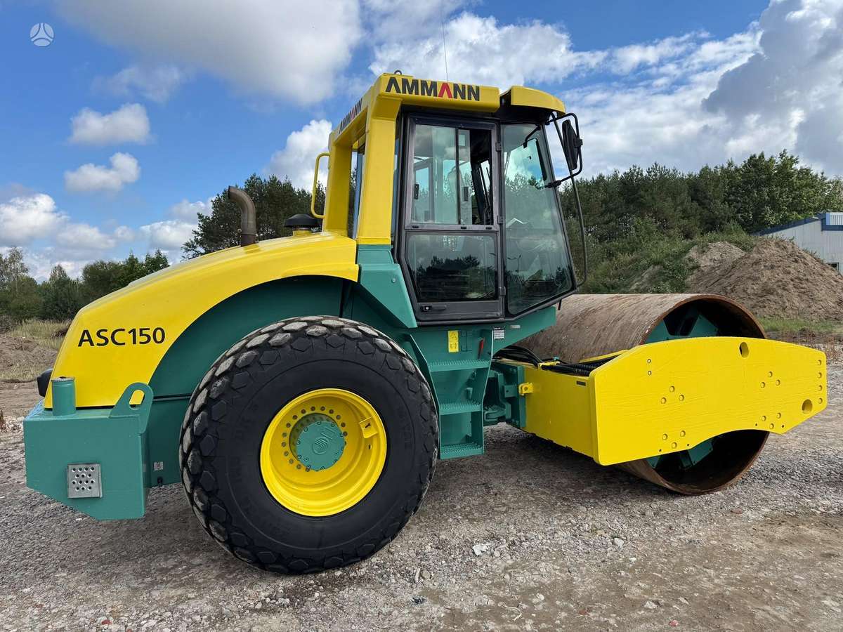 Ammann ASC 150D, veltņi / blietes
