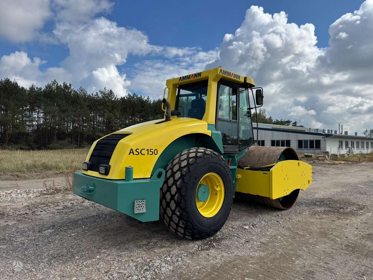 Ammann ASC 150D, veltņi / blietes