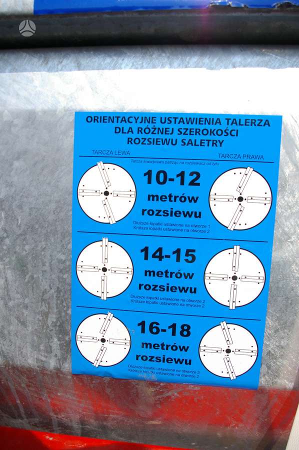 Grass-Rol Dviejų diskų tręštuvas, spreaders