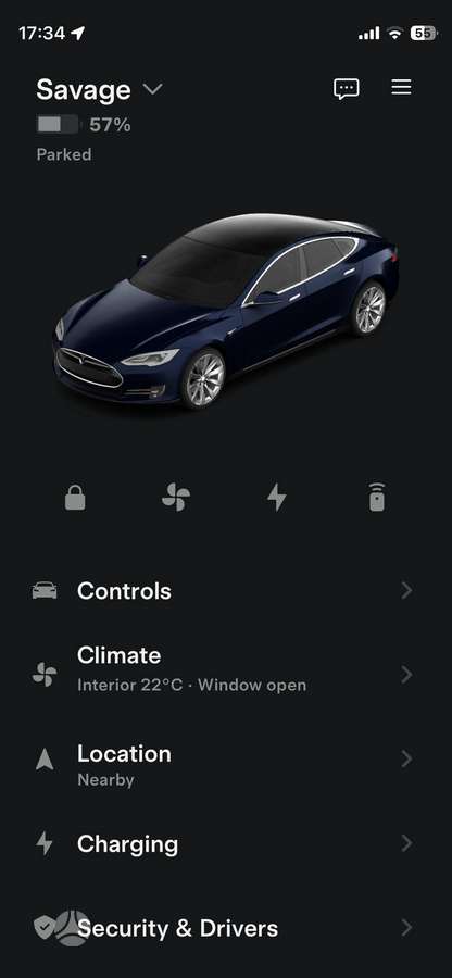 Tesla Model S, 85 kWh, saloon / sedan