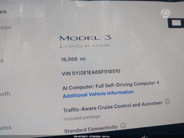 Tesla Model 3, Седан