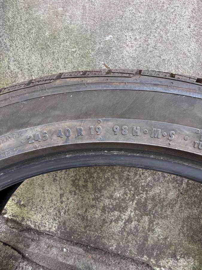 Continental, summer 245/40 R19