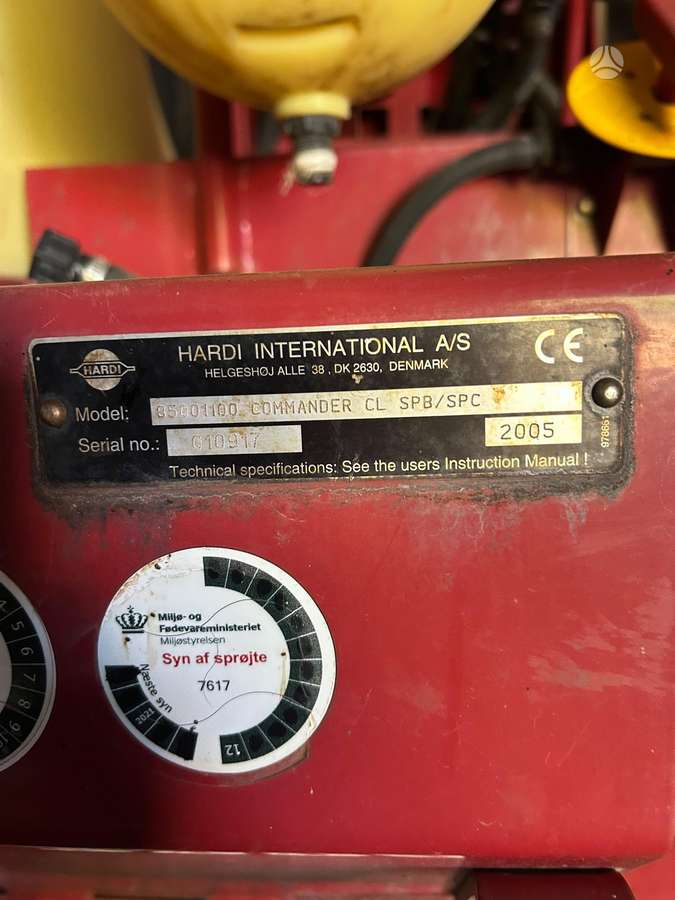 Hardi 2800L COMMANDER, sprayers