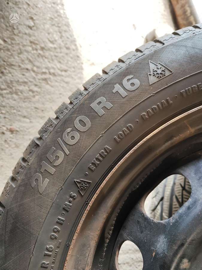 Continental, зимние 215/60 R16