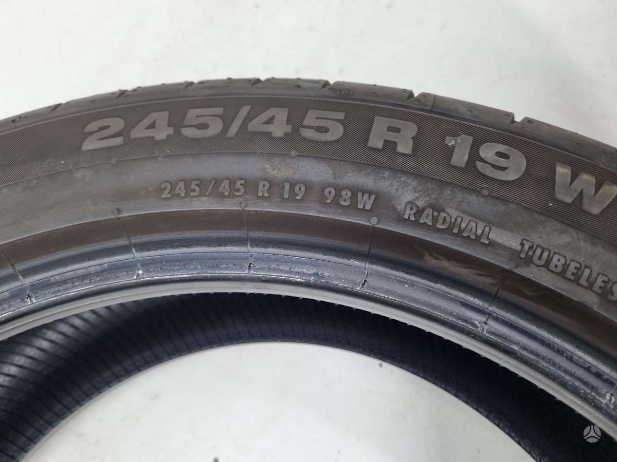Continental 3mm, vasarinės 245/45 R19