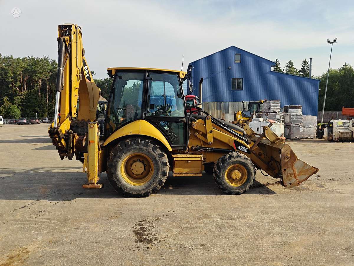 Caterpillar 428E, excavator loader