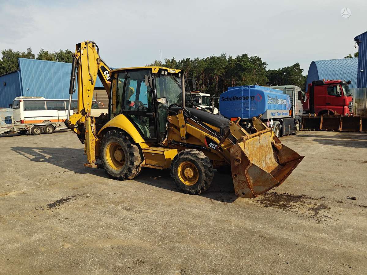 Caterpillar 428E, excavator loader