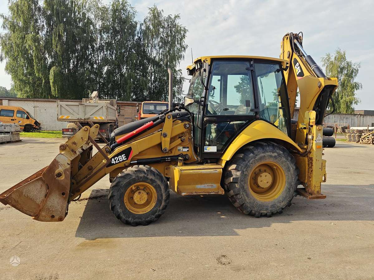 Caterpillar 428E, excavator loader