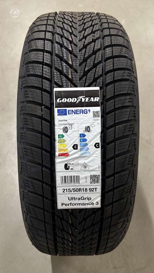 Goodyear UltraGrip Performance 3, зимние 215/50 R18