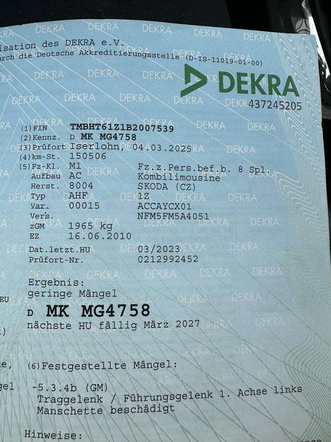Skoda Octavia, 1.6 l., Универсал