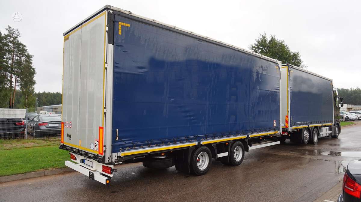 Scania S450 RETARDER, dropside with curtains
