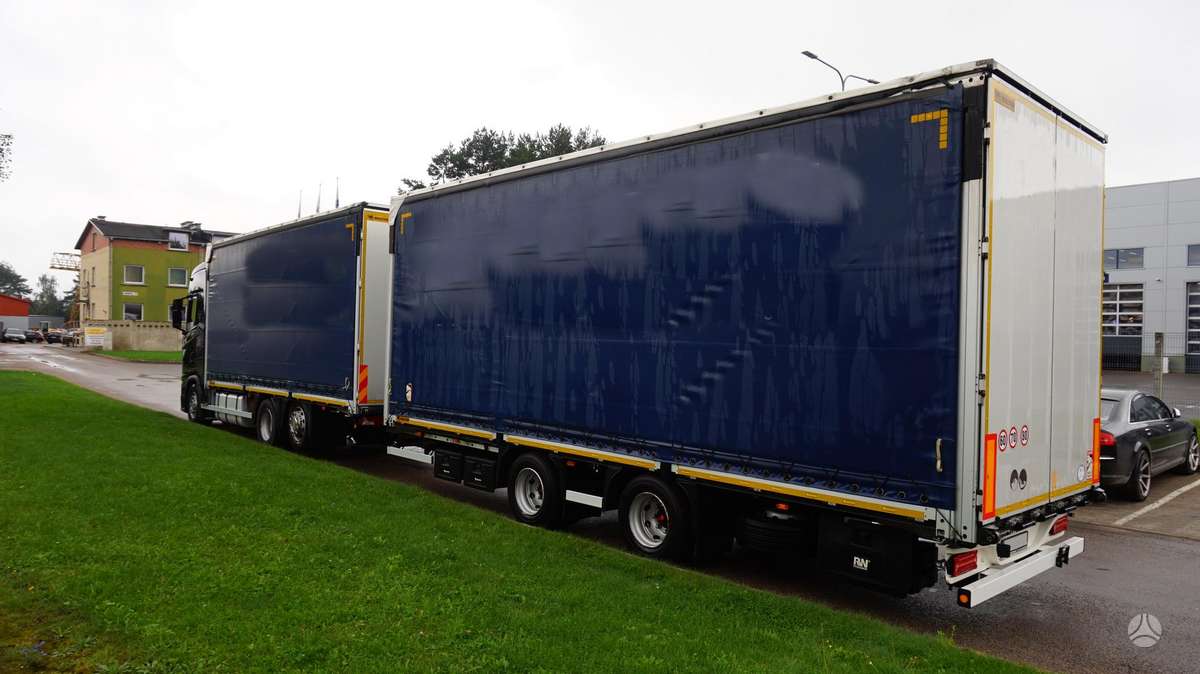Scania S450 RETARDER, dropside with curtains