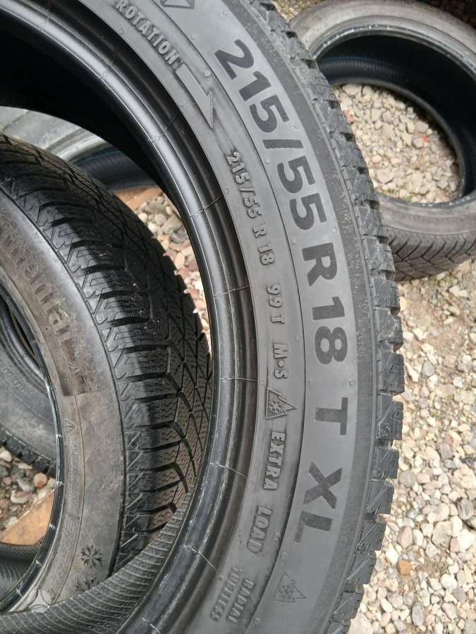 Continental, всесезонные 215/55 R18