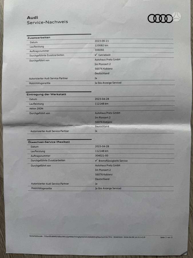 Audi A6, 2.0 l., Универсал