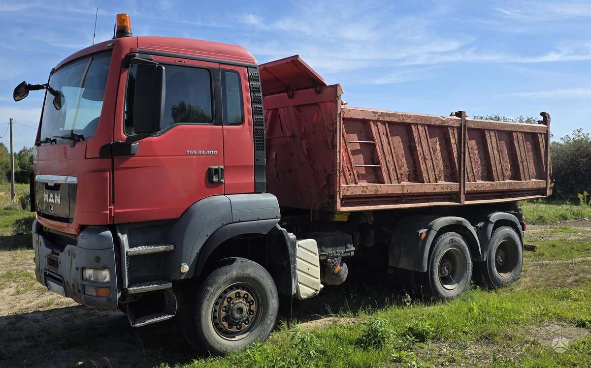 MAN TGS 33.400, dumpers / tippers