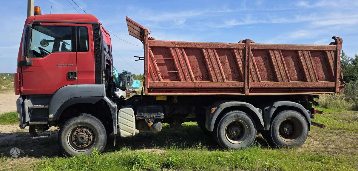 MAN TGS 33.400, dumpers / tippers