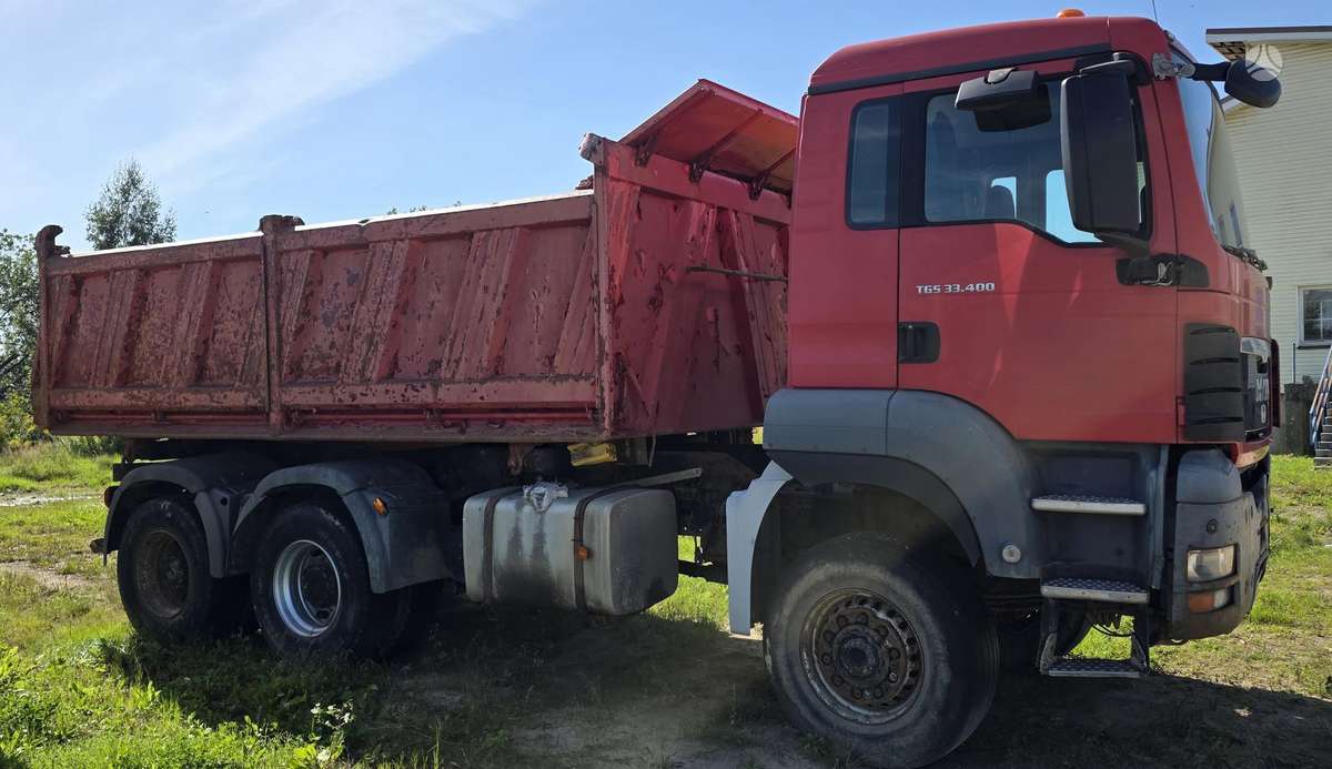 MAN TGS 33.400, dumpers / tippers