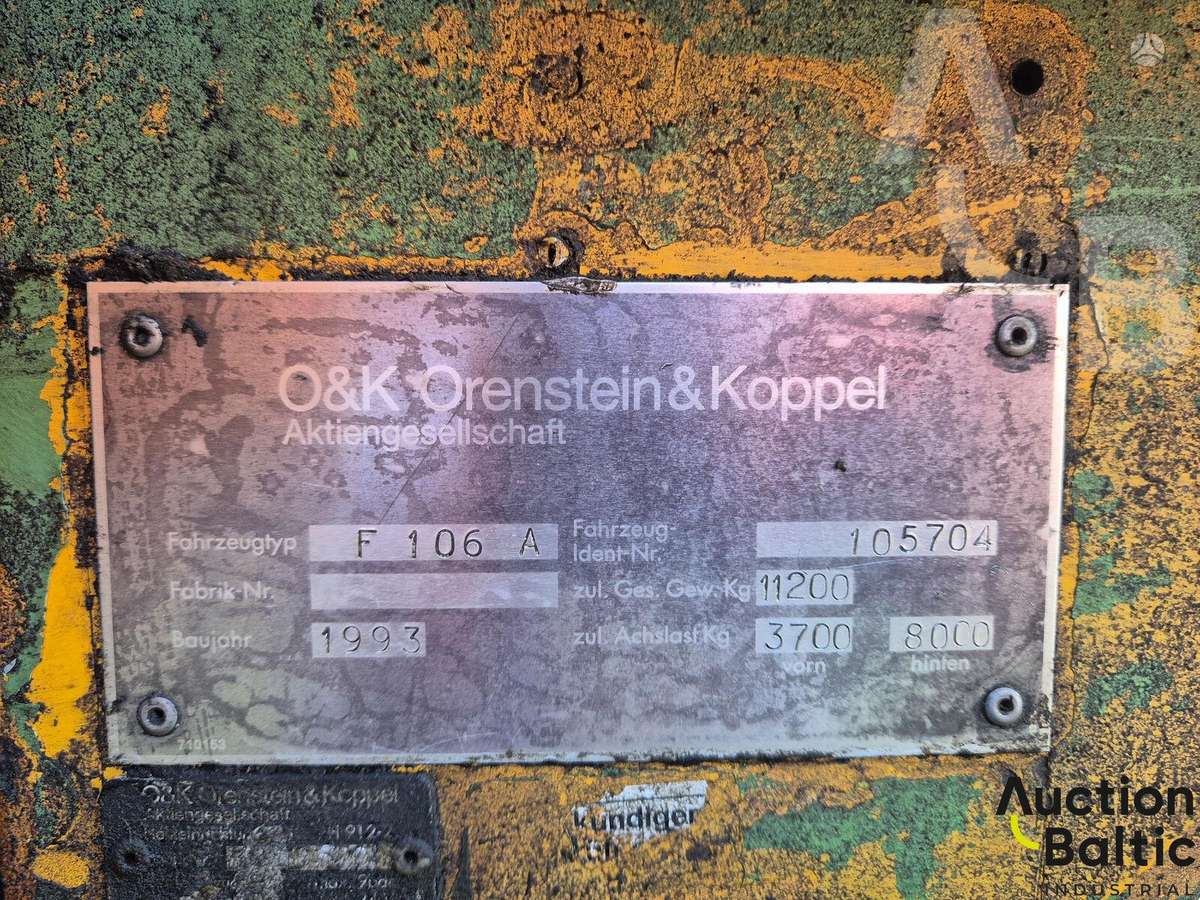 O&K F106A, грейдеры