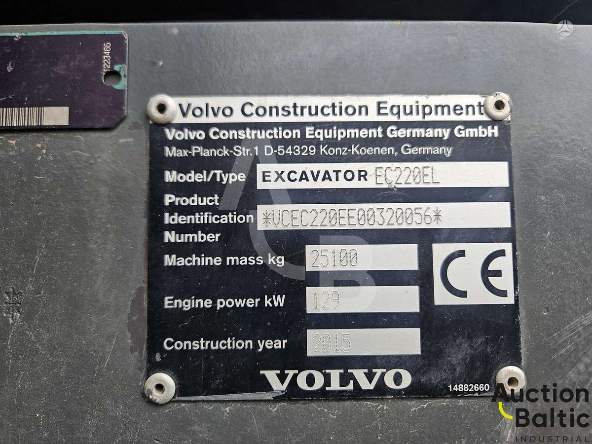 Volvo EC220EL, excavator