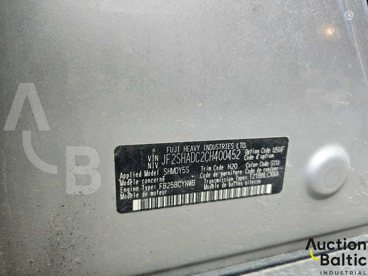 Subaru Forester, 2.5 l., Другое